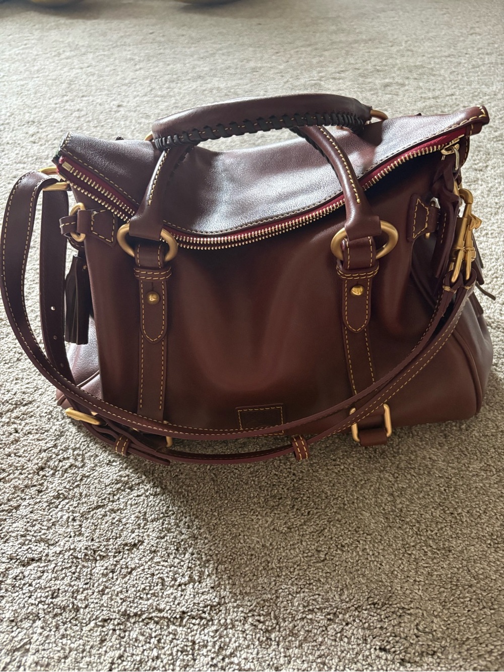 EXCELLENT condition Dooney and Bourke Florentine satchel - Picture 3 of 7